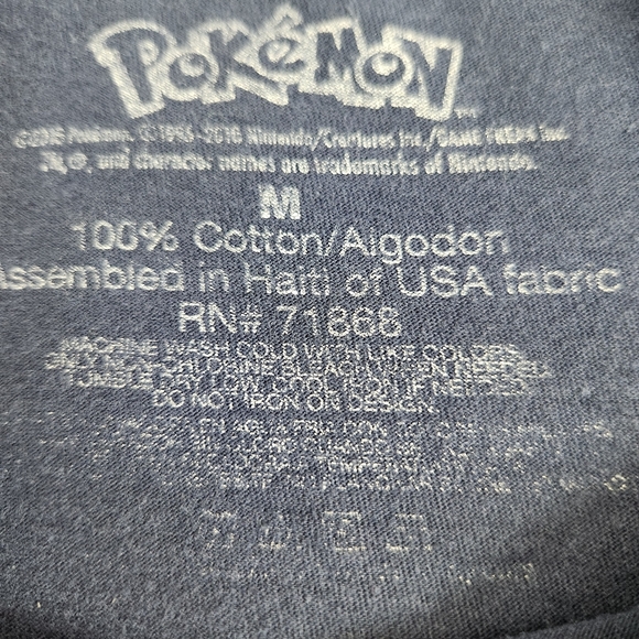 Pokemon 15 Poke Balls Black Graphic Unisex All Cotton Short Sleeve T-Shirt M - Picture 8 of 12